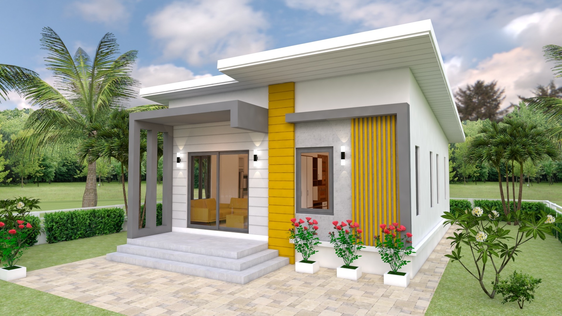House Design Plans 7x12 with 2 Bedrooms Full Plans 1 1